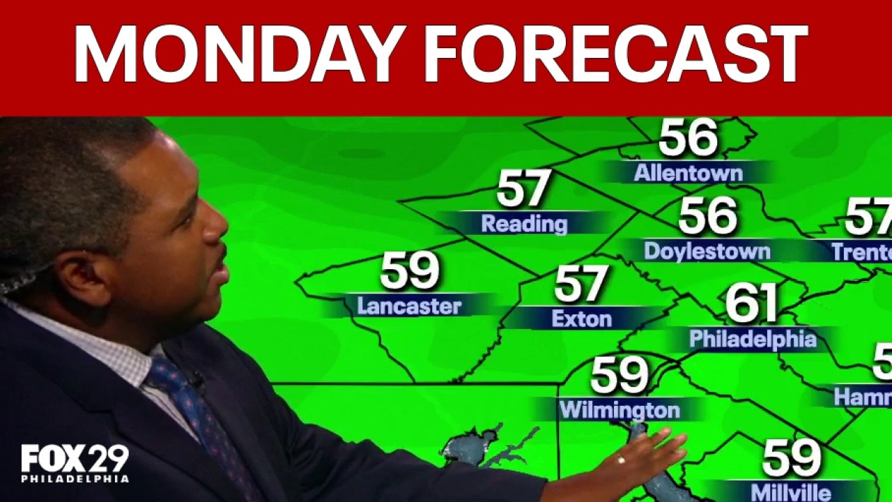 Philadelphia weather: Monday evening forecast
