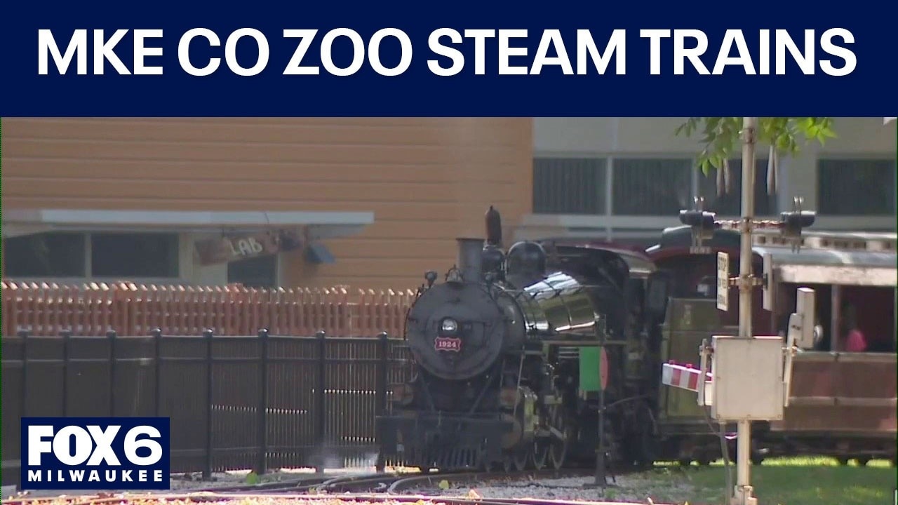 Milwaukee County Zoo steam trains; where you can see them