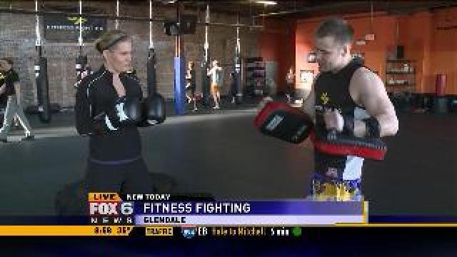 Laura works out at Fitness Fighting