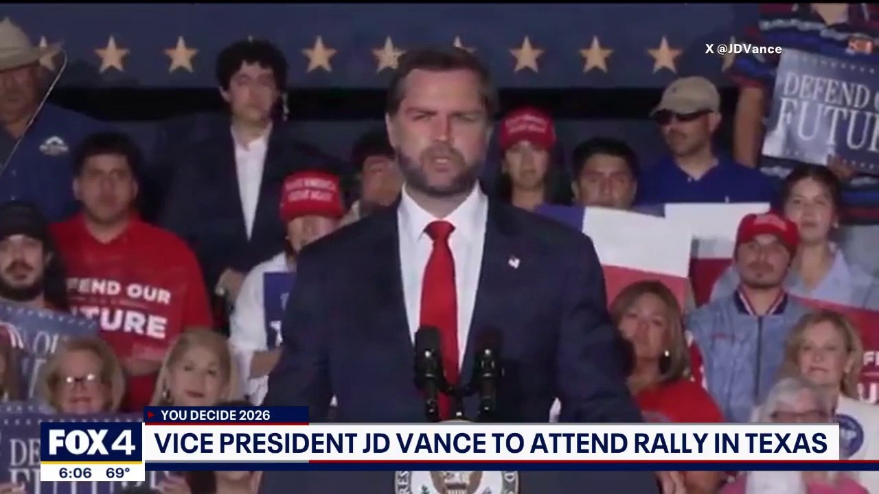 Vice President JD Vance to attend rally in Weatherford