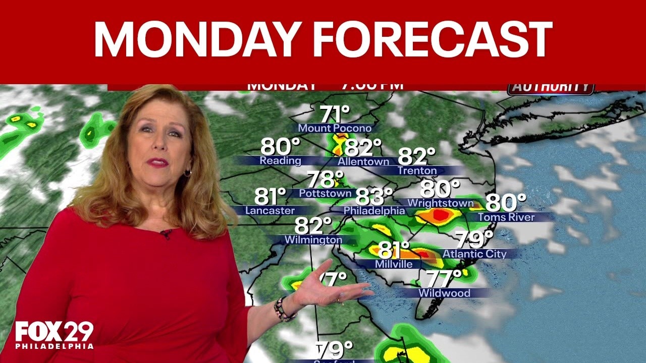 Philadelphia weather: Monday forecast