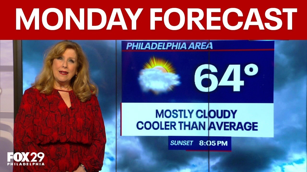Philadelphia weather: Monday forecast