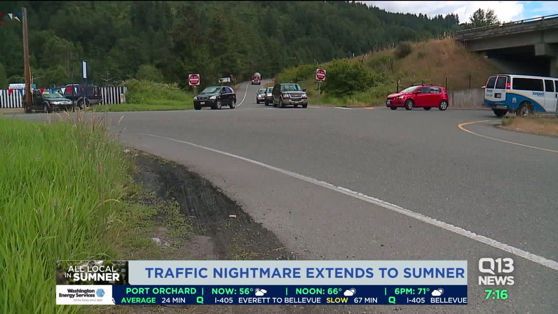 Traffic nightmare in Sumner area changing the way people live