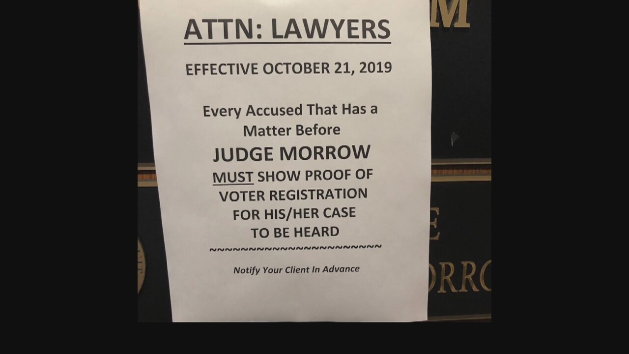 Wayne County judge disciplined for forcing defendants to register to vote