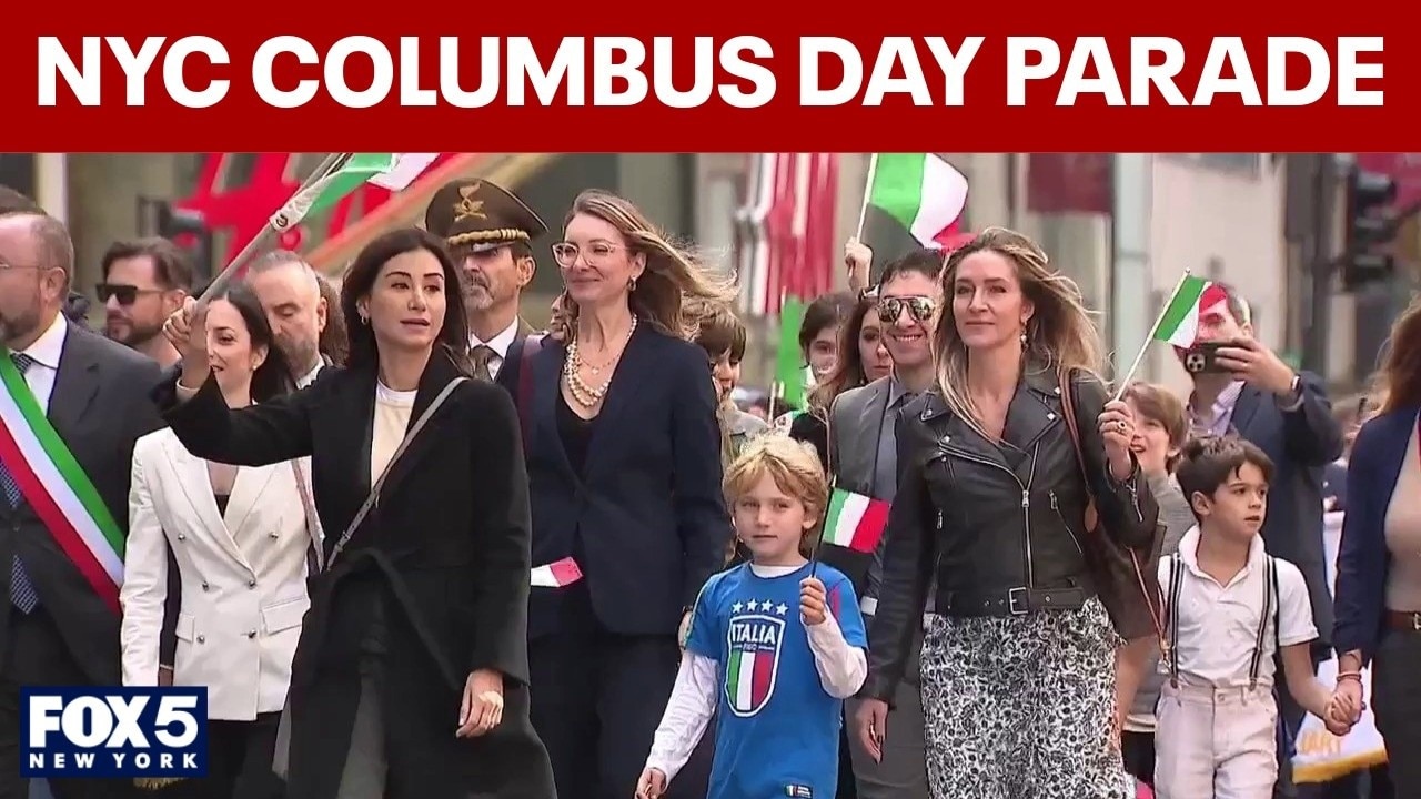 82nd annual NYC Columbus Day Parade marches along