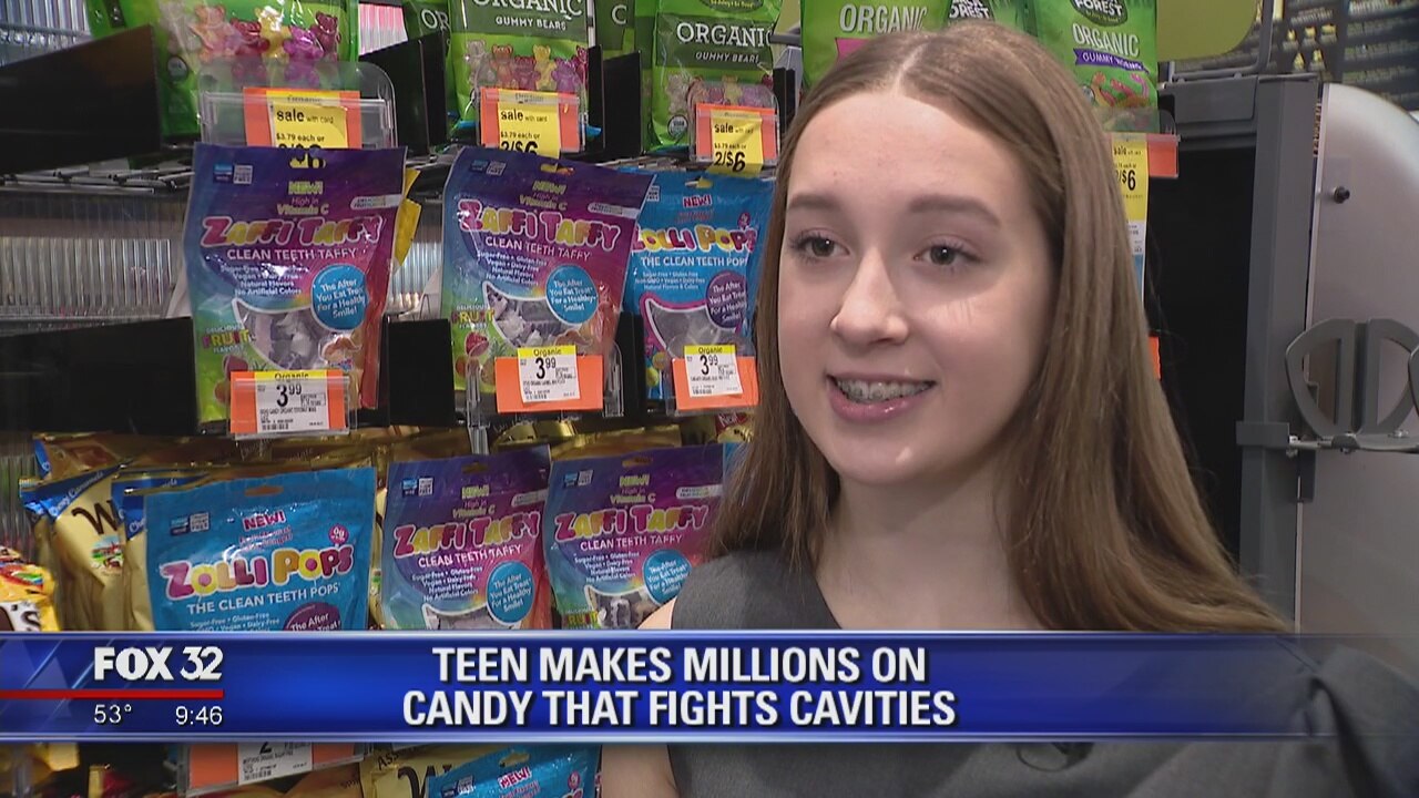 Teen makes millions on candy that fights cavities