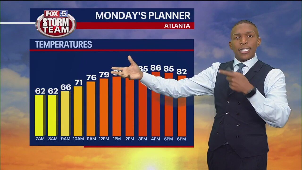 Sunday evening forecast update