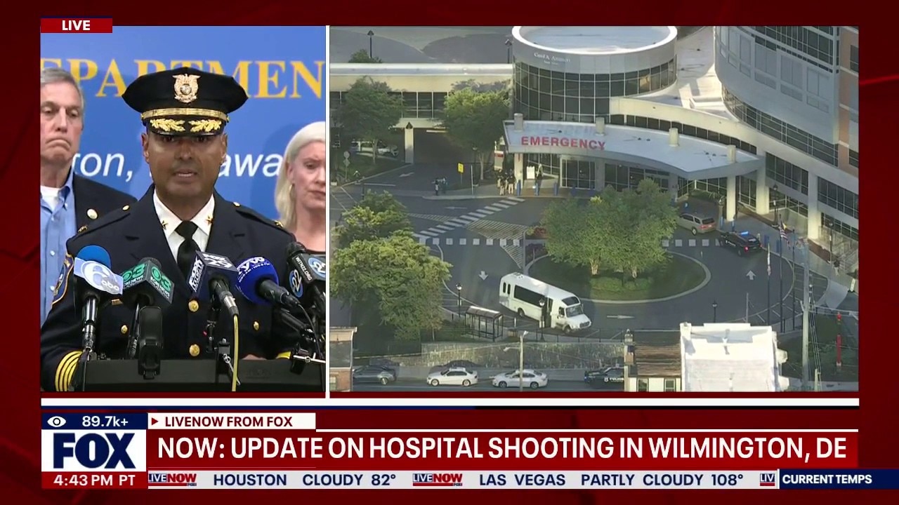 Suspect at large after deadly hospital shooting in Delaware