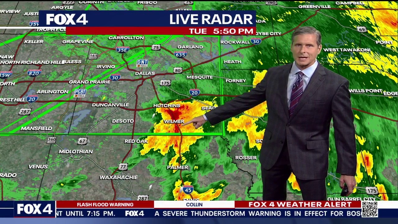 Dallas weather: May 19 evening forecast
