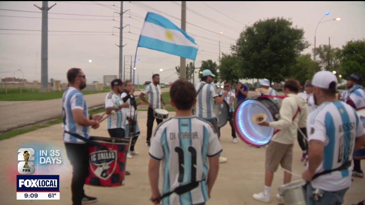 Argentina soccer fans rally before 2026 FIFA World Cup