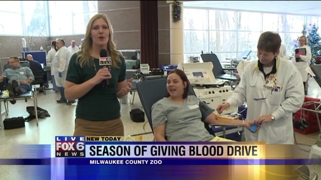 Laura learns about the benefits of donating blood