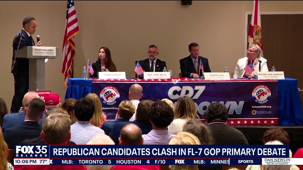 Republican candidates clash in District 7 congressional debate