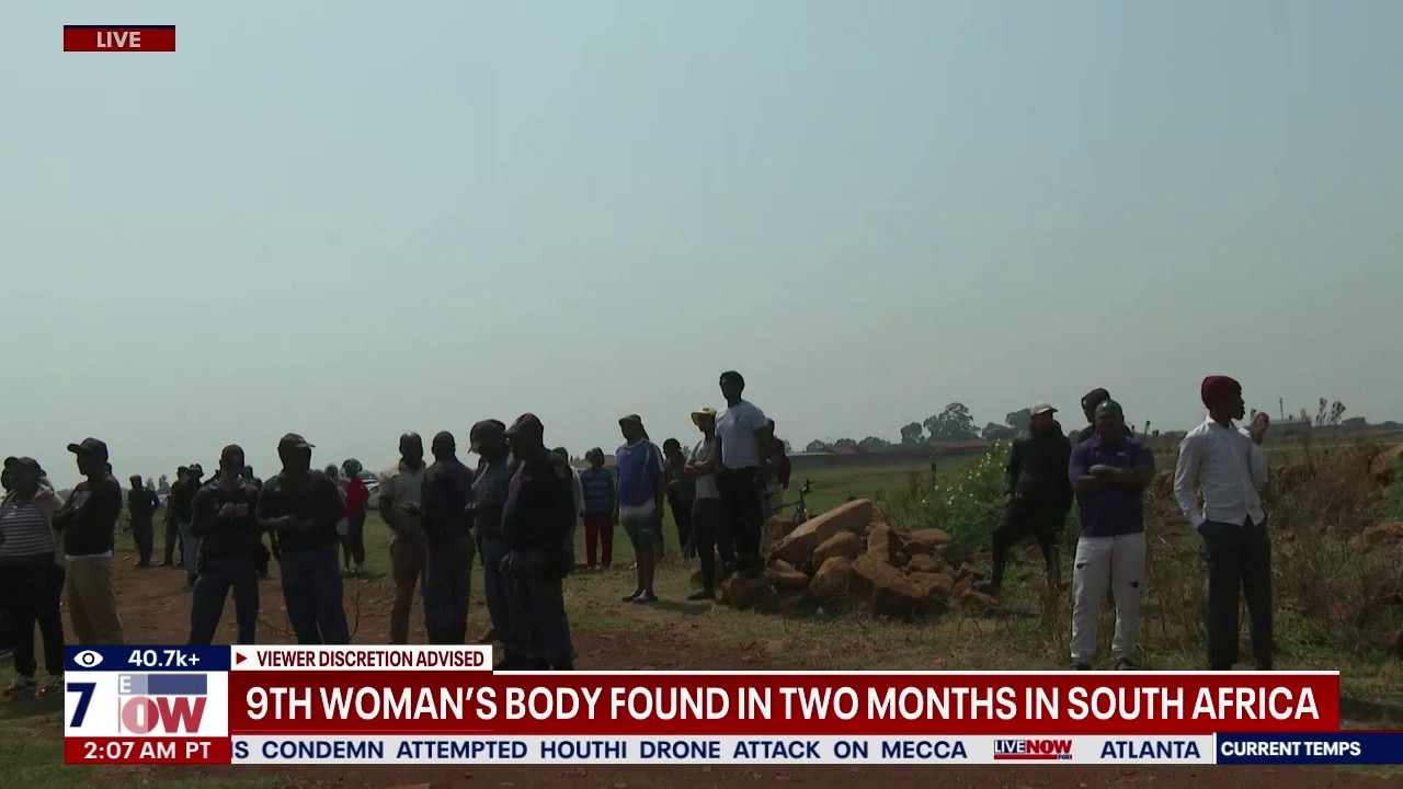 9th woman's body found in South Africa