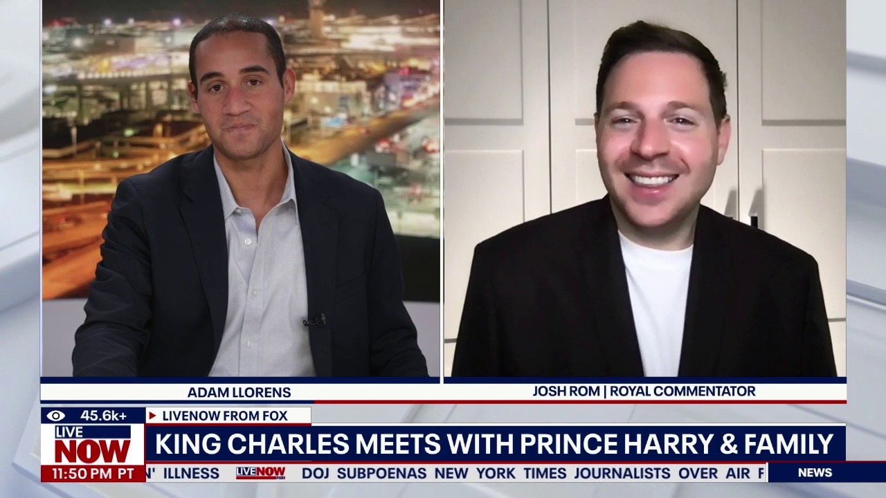 King Charles meets with Prince Harry & family