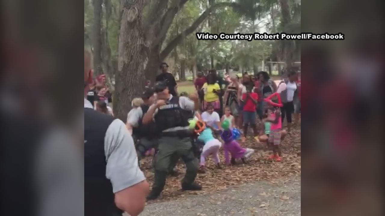 Manatee deputies Cha Cha slide