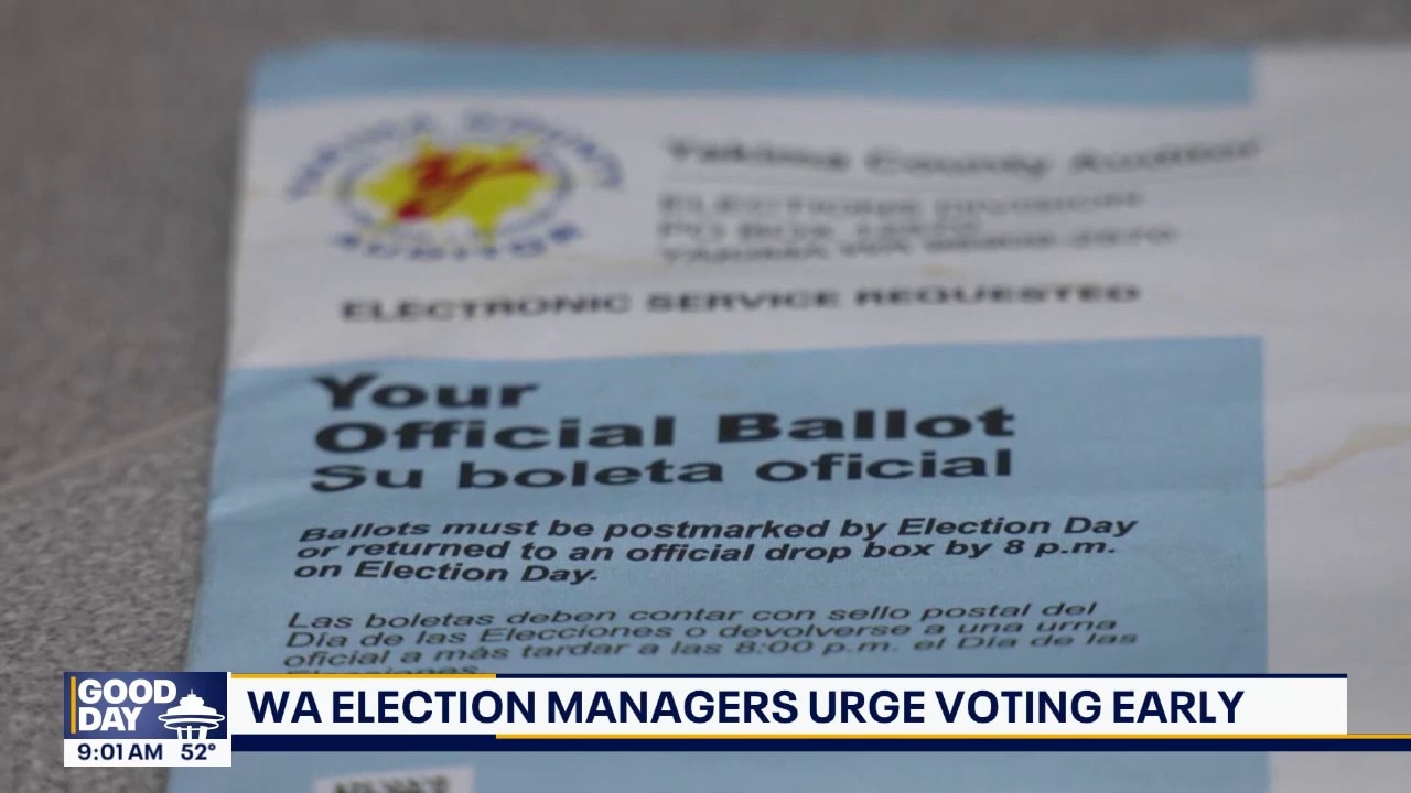 WA election managers urge voting early