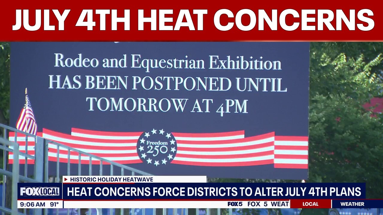 Heat concerns force districts to adjust Fourth of July plans