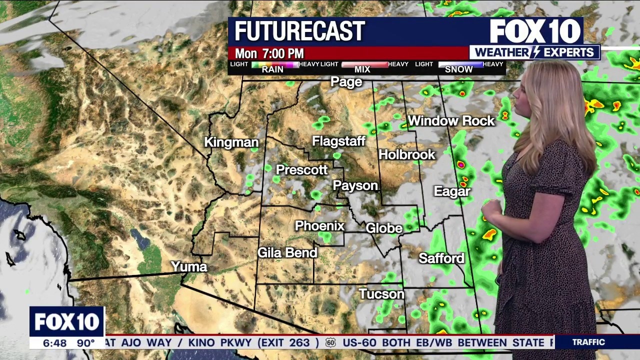 Arizona weather forecast: Thunderstorms, hail, and heavy rain expected across the state this week