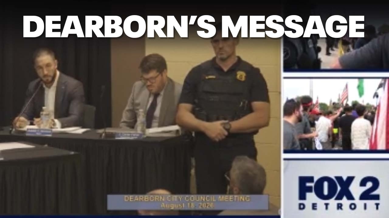 Dearborn mayor's message of unity amid Jake Lang disruption
