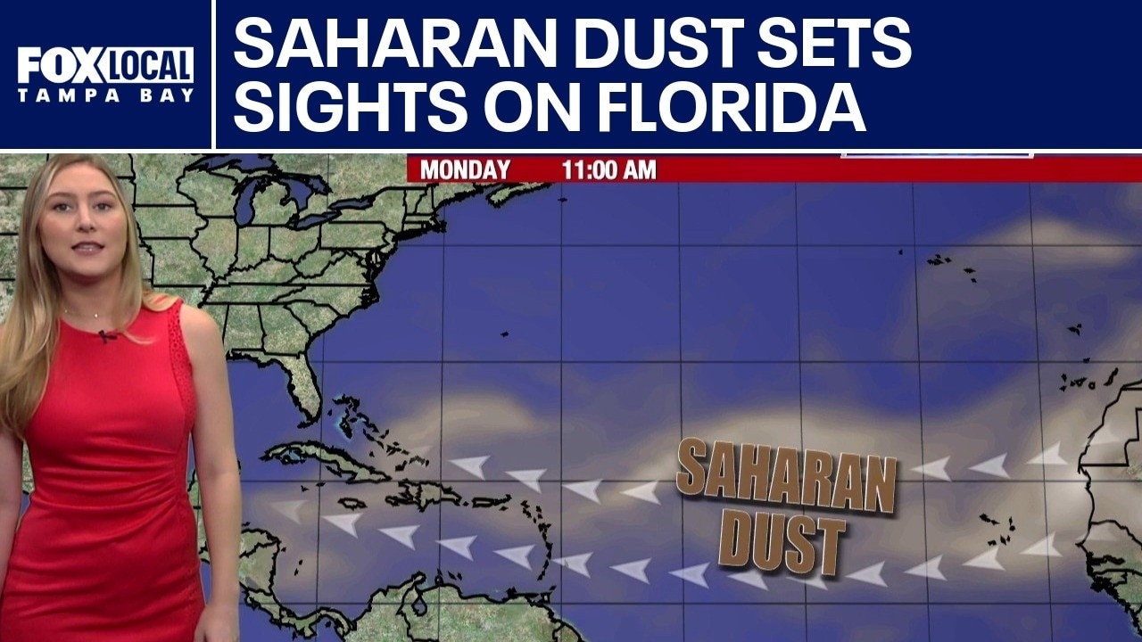 Saharan dust sets sights on Florida