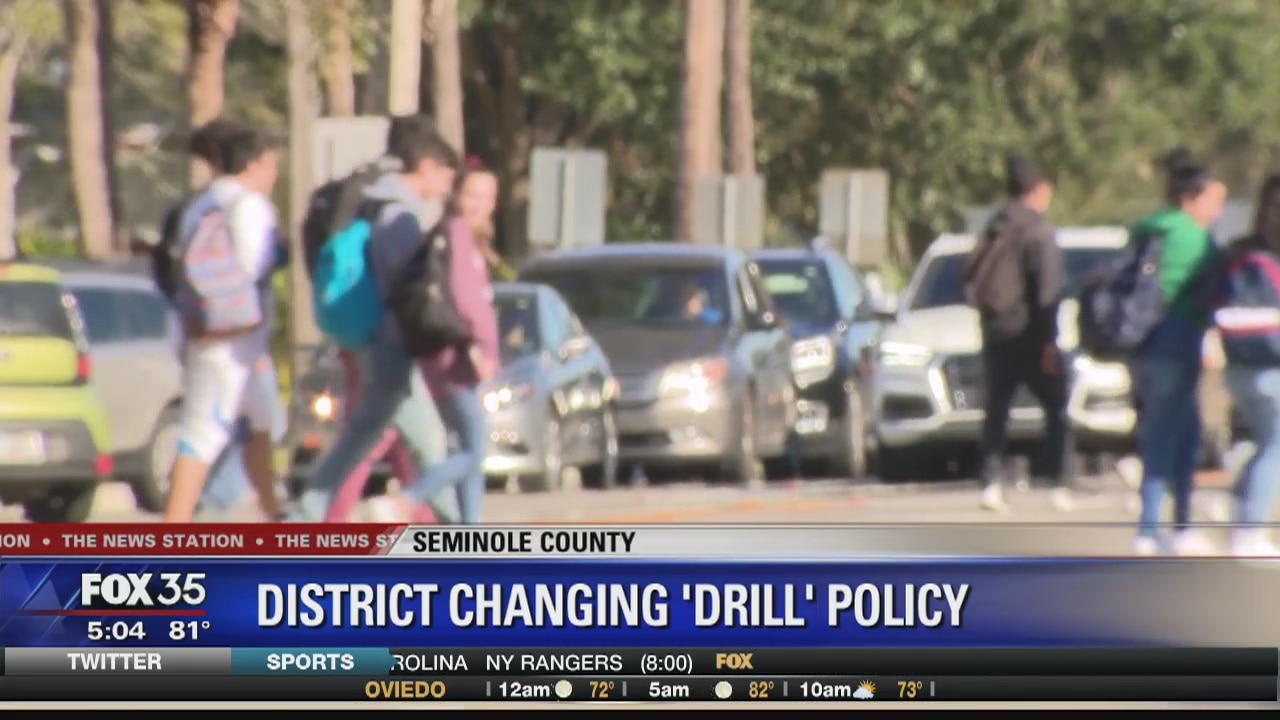 Seminole County Public Schools changing drill policy