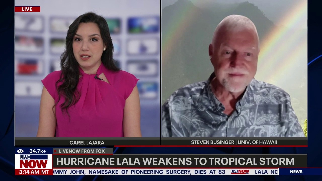 Lala weakens to tropical storm after impacting Hawaii