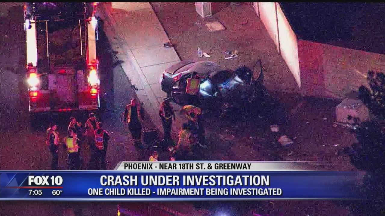 3-year-old boy dies following north Phoenix crash | FOX 10 Phoenix