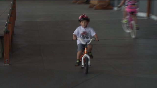 Teach your kids to ride a bike with REI!
