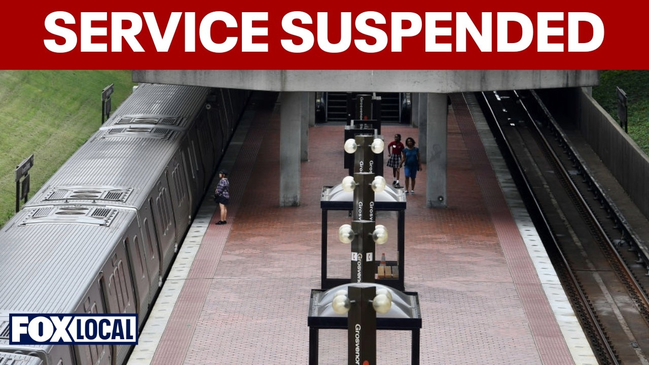 Red Line service suspended between North Bethesda and Friendship Heights this summer