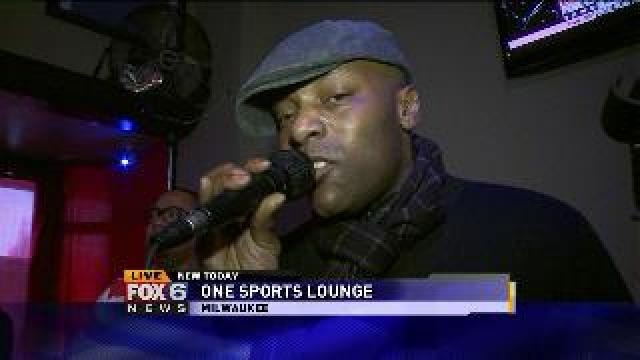 Justin enjoys music at Ones Sports Lounge