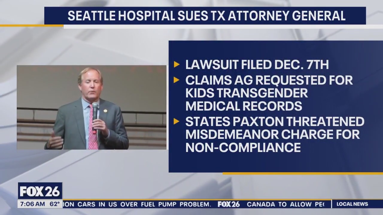 Seattle Children's Hospital files lawsuit