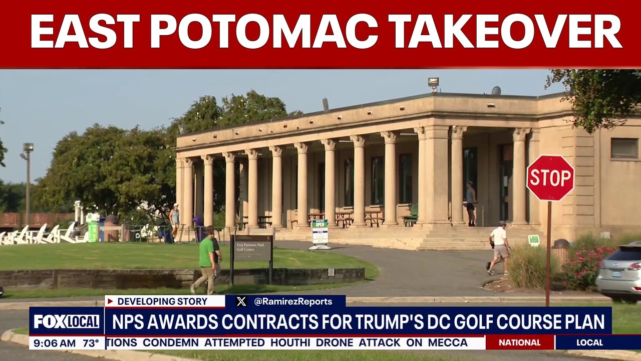 Park Service quietly awards contracts for work on Trump’s East Potomac Golf Links takeover