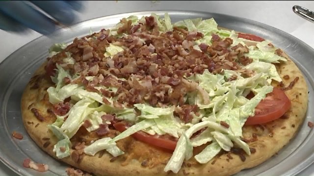 Chip learns how to make a delicious pizza topped with bacon