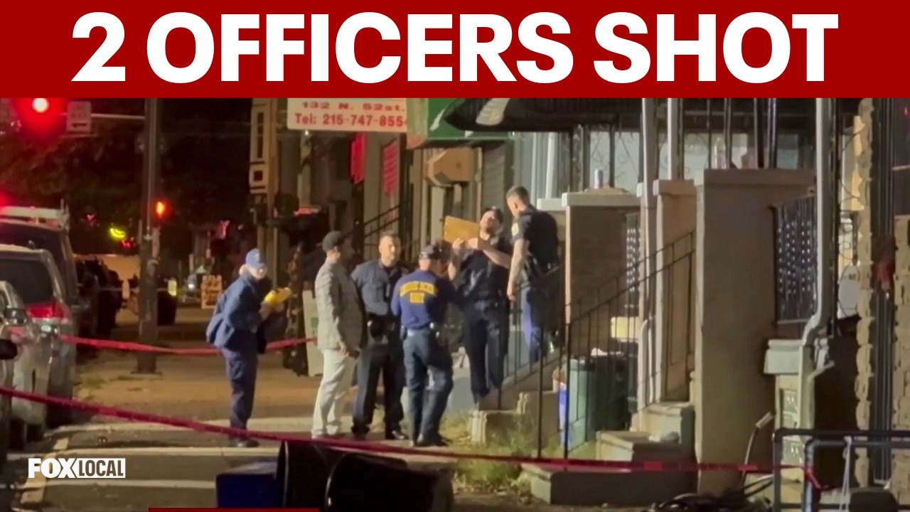 2 Philadelphia police officers shot responding to West Philadelphia call