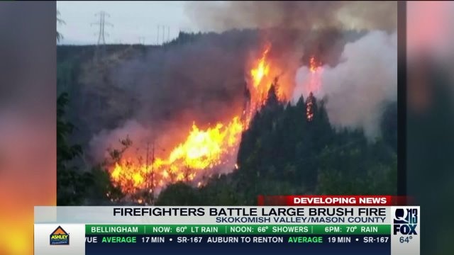 Rain helps firefighters dig in against blazes