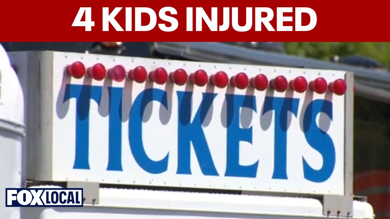 4 kids injured on ride at Woodbridge carnival