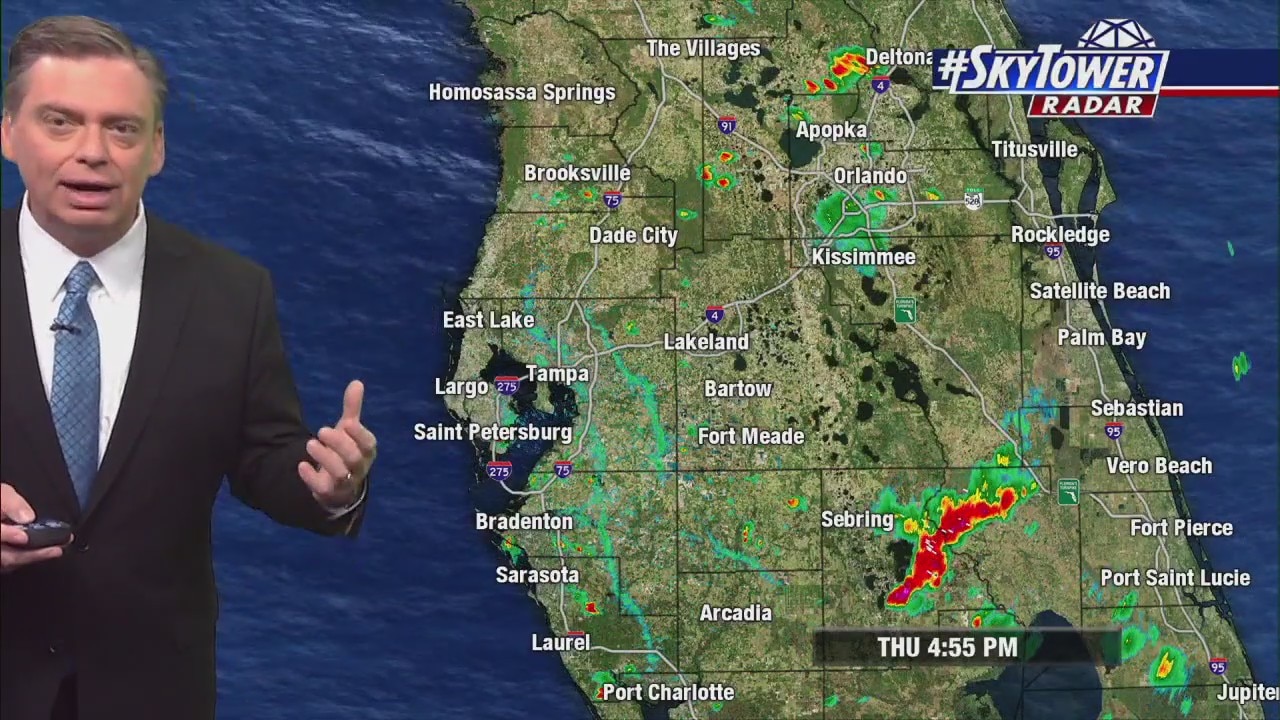Thursday evening forecast