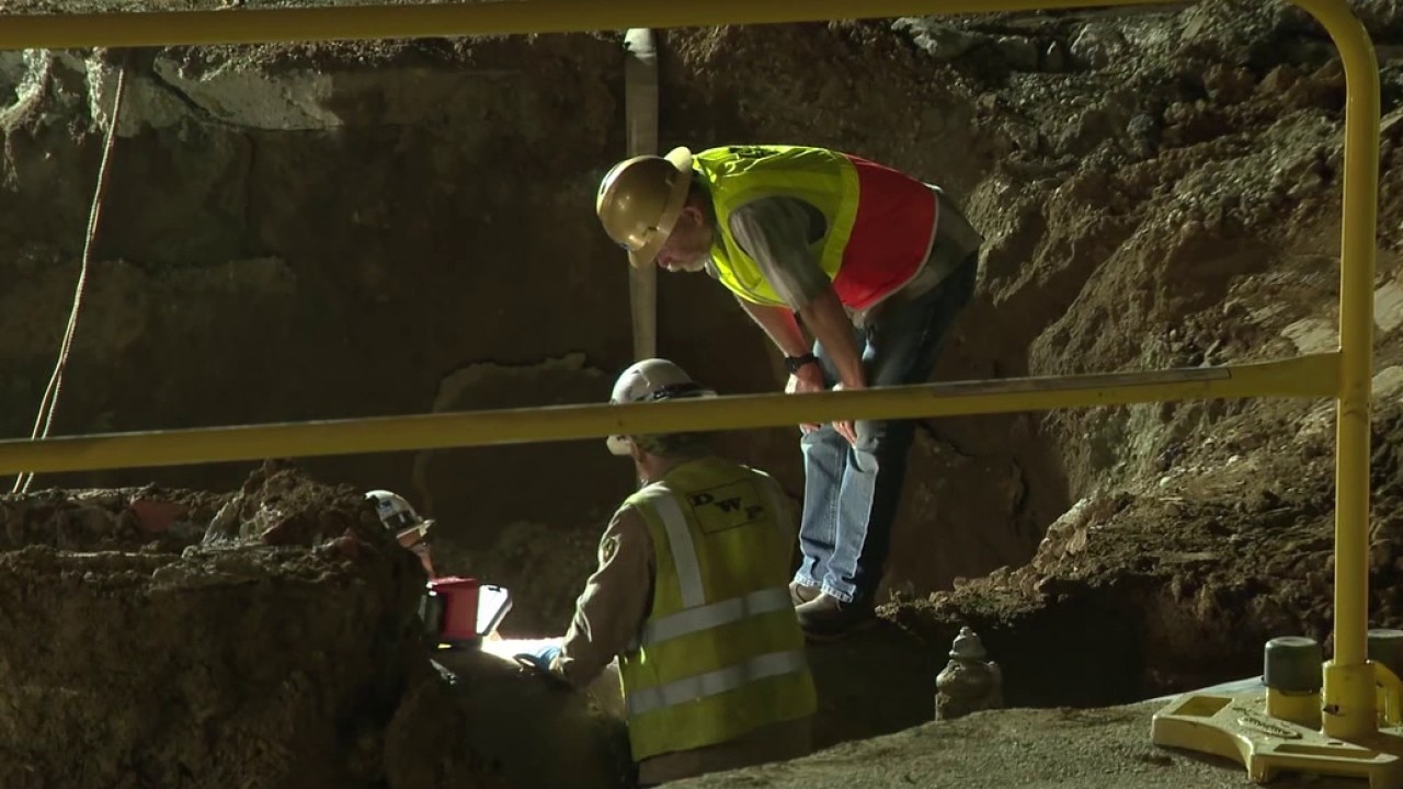 Street repairs continue in West Hollywood