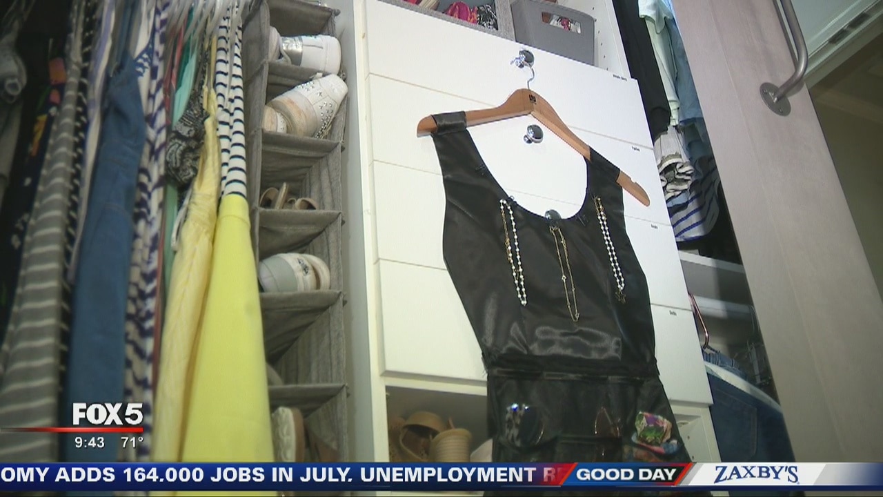 Organizing a child's closet