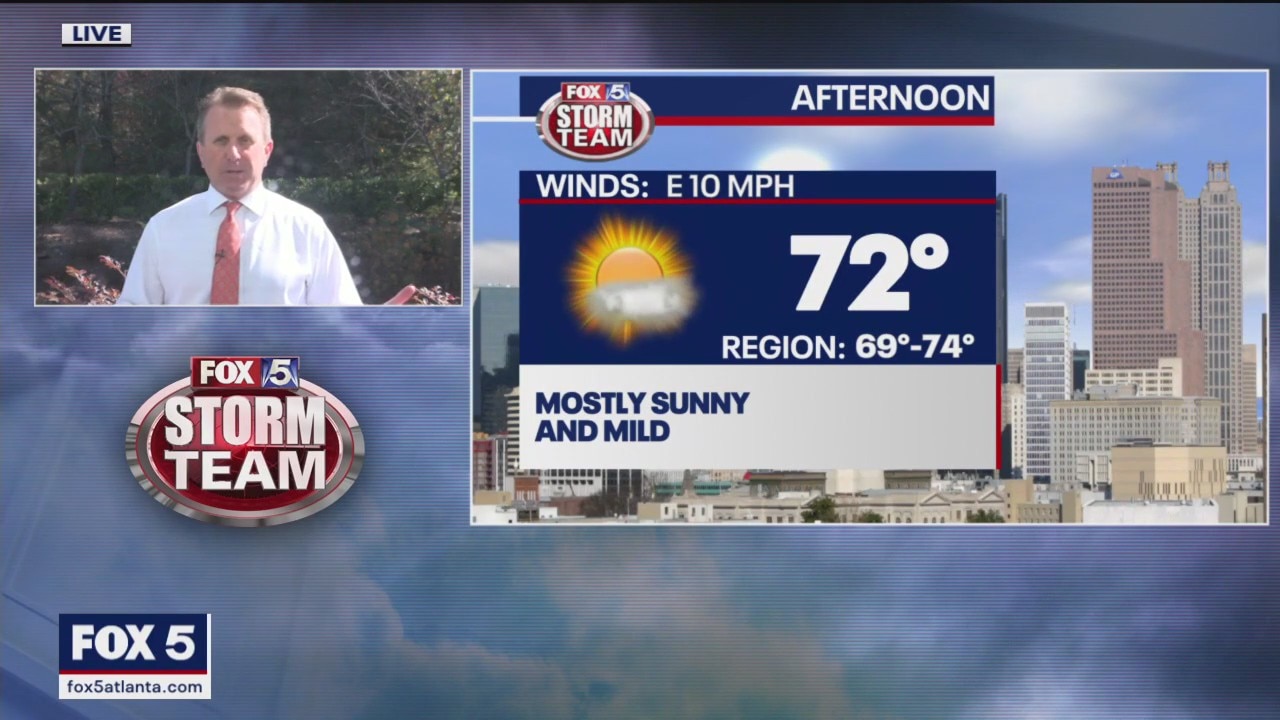 Tuesday midday forecast