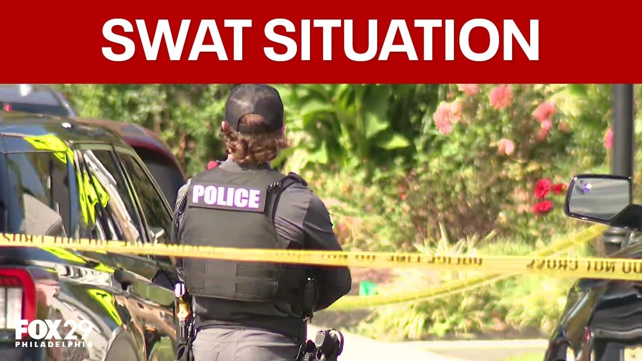 Police deploy robot dog during reported barricade situation at home in Pennsauken