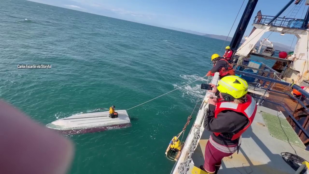 Teen rescued in Bering Sea days after boat capsizes