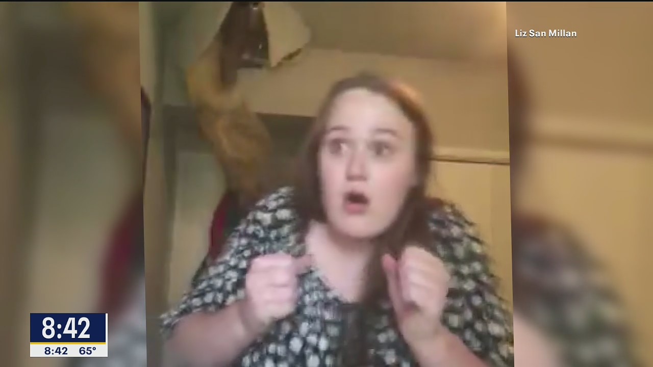Mom crashes through ceiling during daughter's singing audition