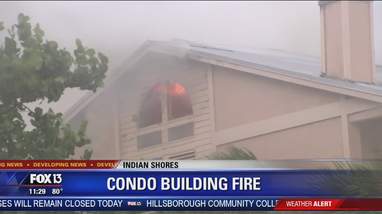 Indian Shores condo fire