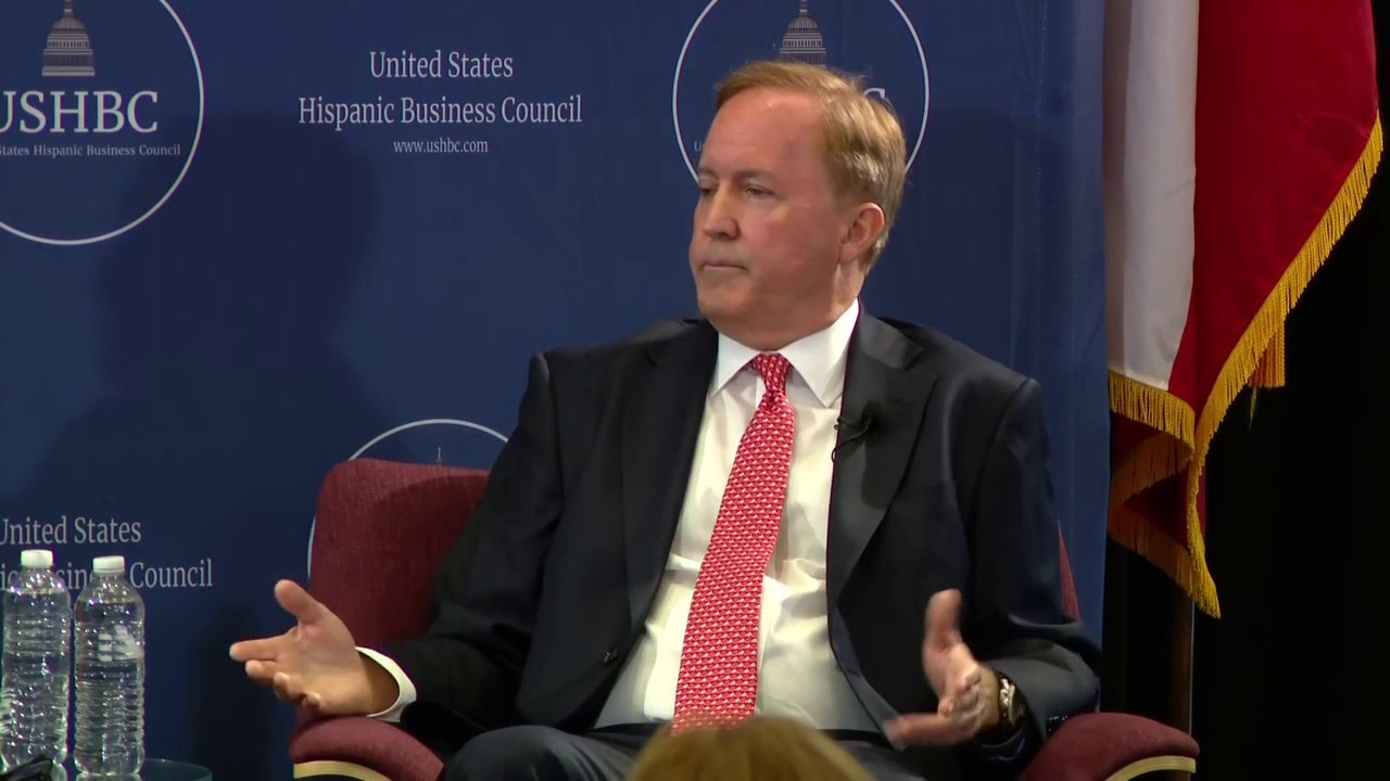 Ken Paxton cites childhood eye injury in Dallas speech on government healthcare delays