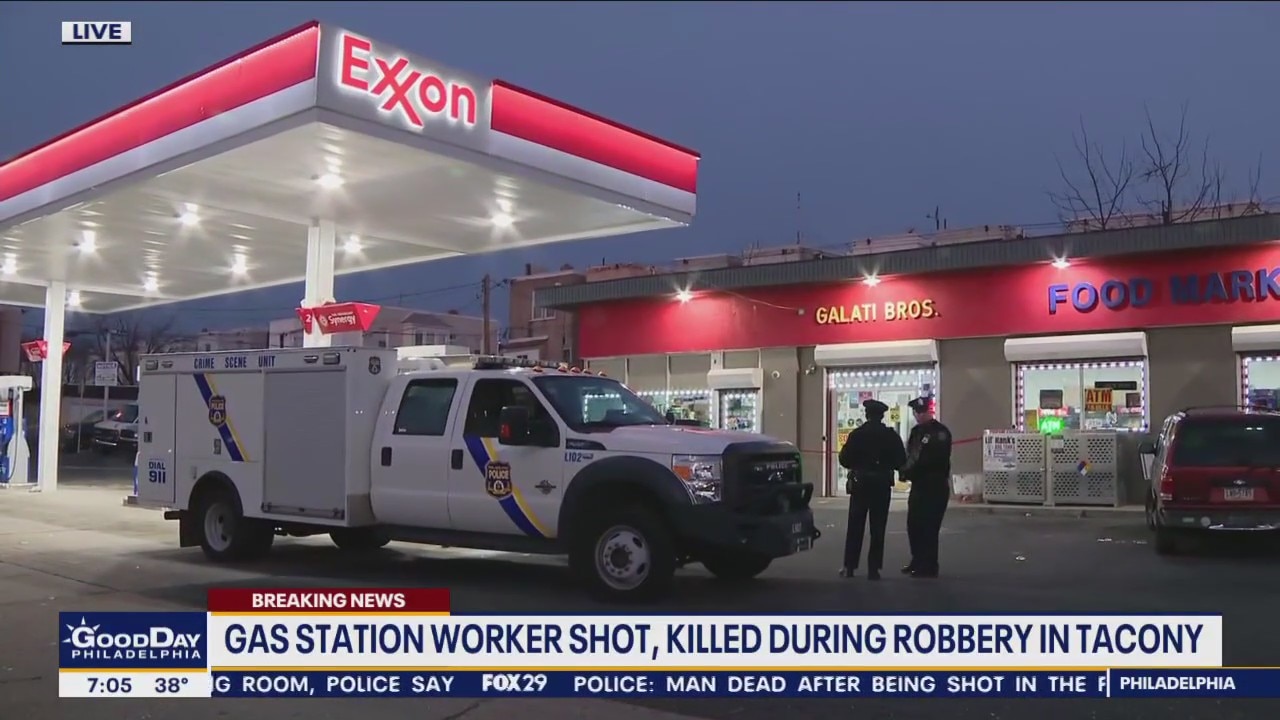 Gas station worker shot, killed during robbery in Tacony | FOX 29 ...