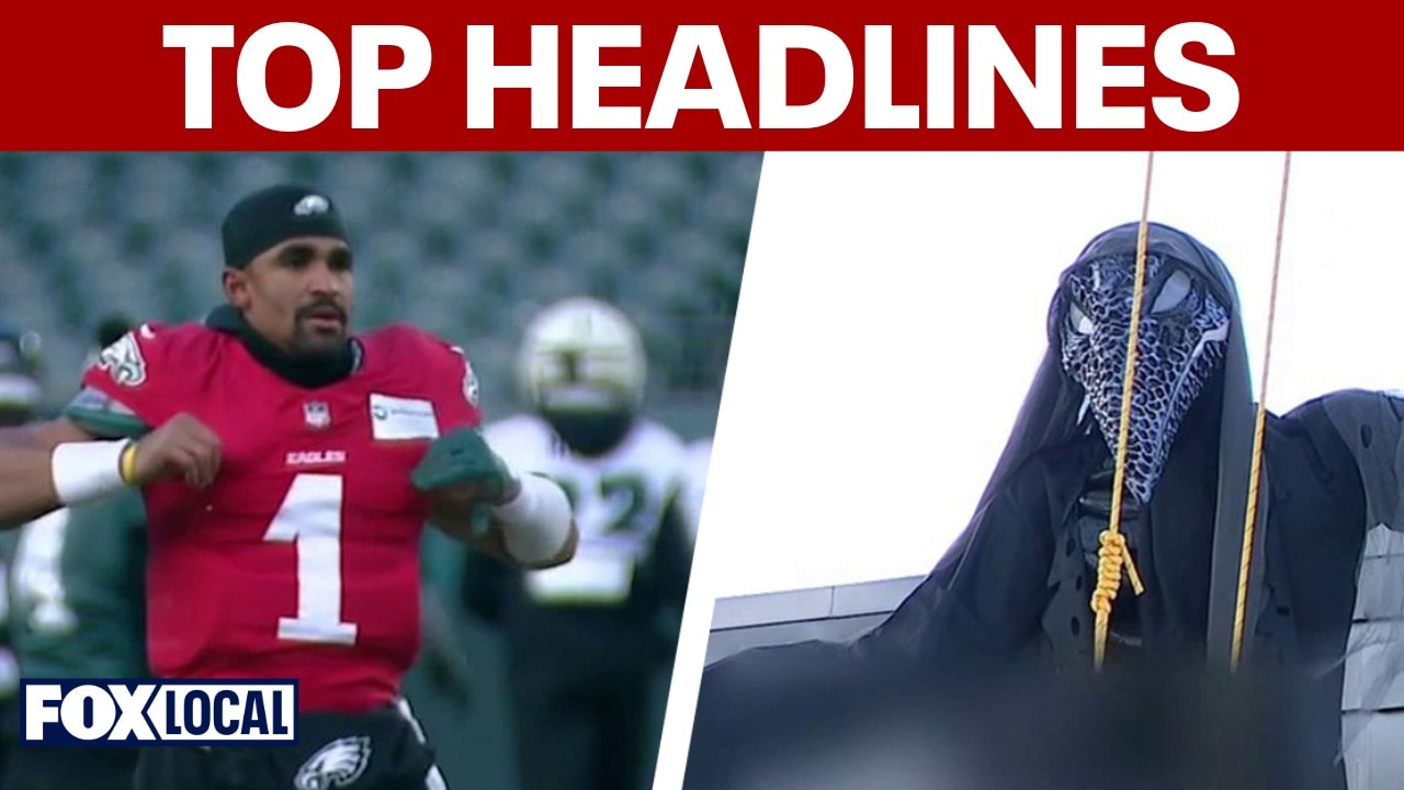 Jalen Hurts placed on IR; Bucks Co. Halloween display controversy | TOP STORIES