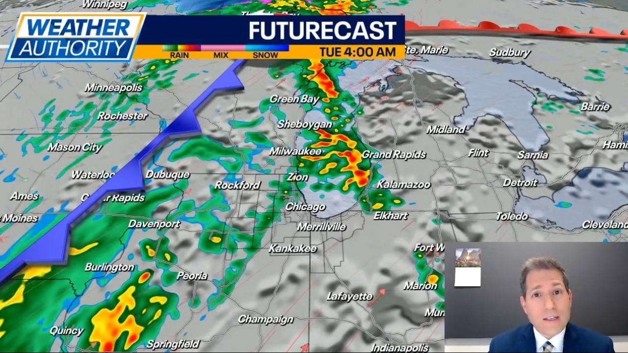Chicago Weather: Tracking more storms possible Tuesday morning