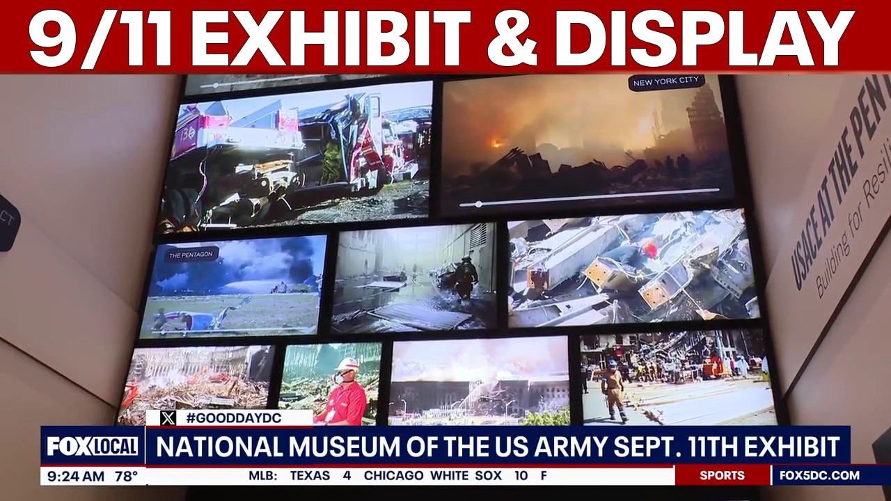 Army’s September 11th commemorative exhibit and artifact display 
