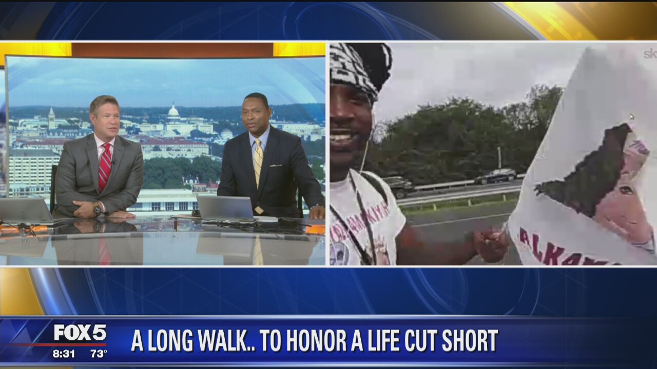 Makiyah Wilson?s uncle takes long walk to honor life cut short